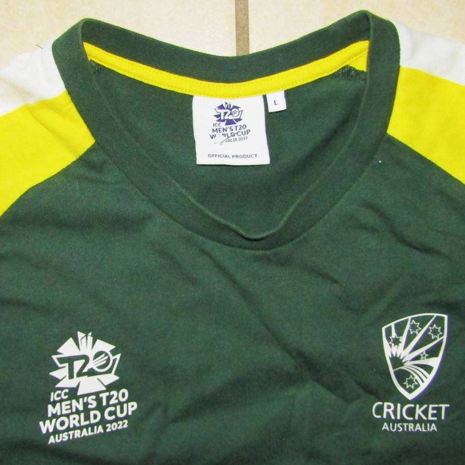 2022 Men's T20 World Cup Australia Cricket Shirt - Large Size