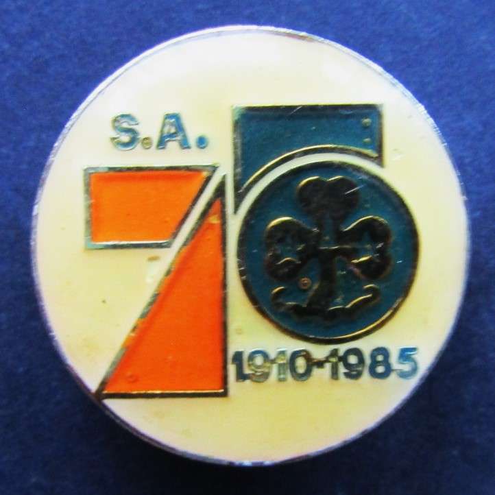SA Boy Scouts Wall Clock and Pin Badges from the 80's