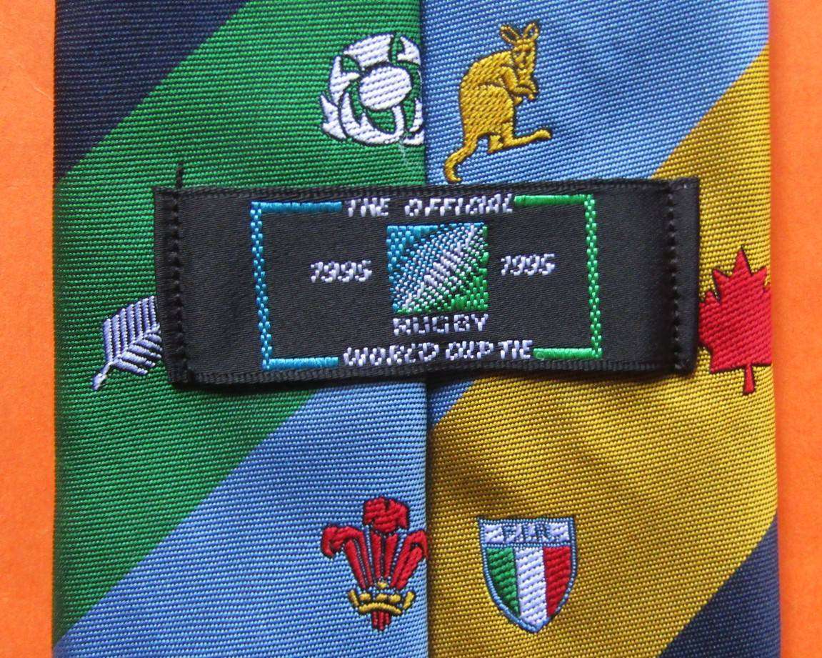 1995 World Champions Springbok Rugby Neck Tie