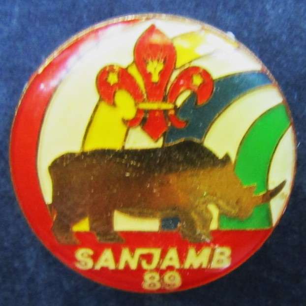 SA Boy Scouts Wall Clock and Pin Badges from the 80's