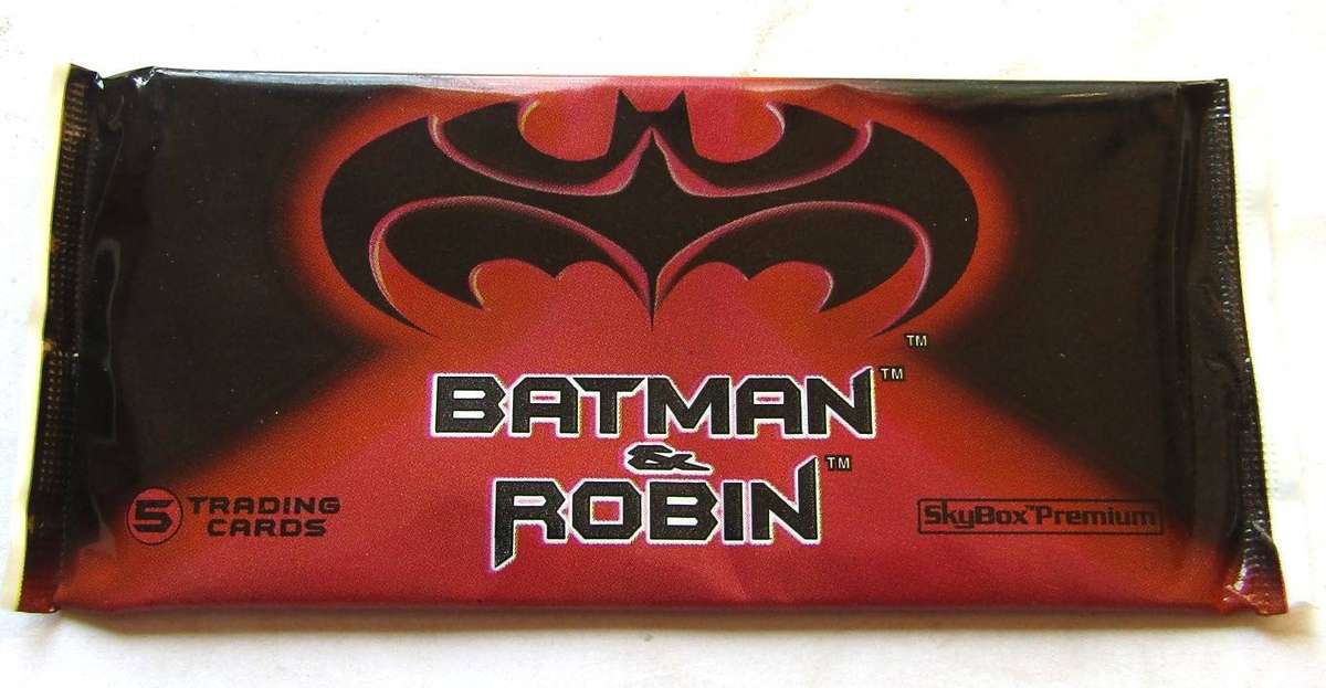 New Sealed Pack - Robin & Batman Trading Cards from 1997