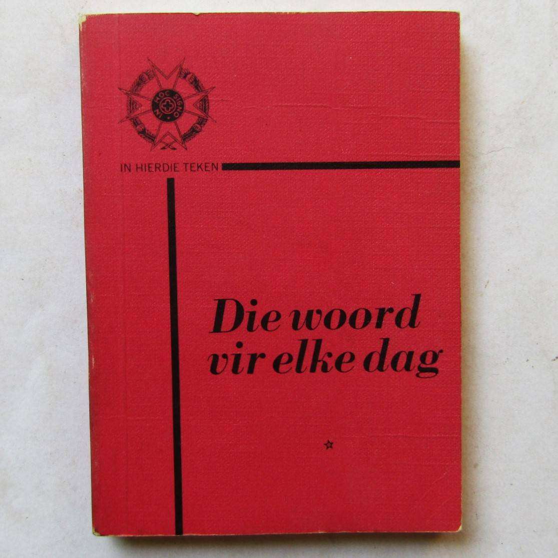 SADF Woord vir Elke Dag Booklet