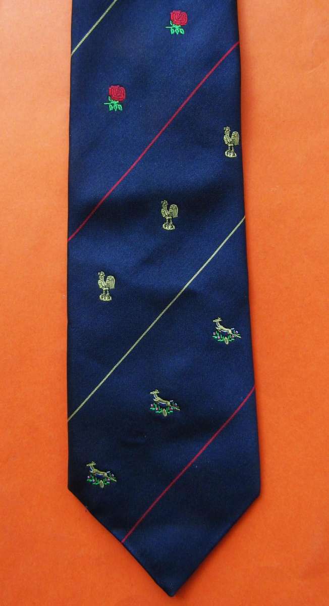 90's Springboks vs England and France Rugby Neck Tie