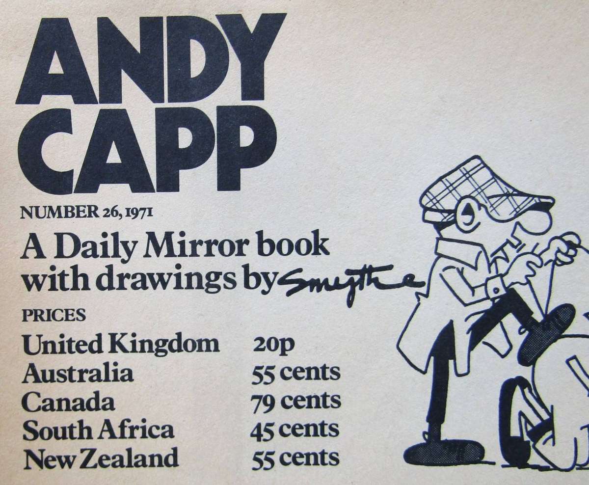 Andy Capp No 26 Cartoon Book (1971)
