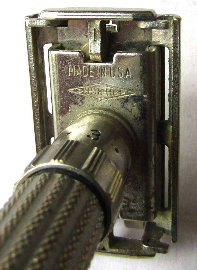 Vintage Gillette Made in USA Adjustable Safety Razor