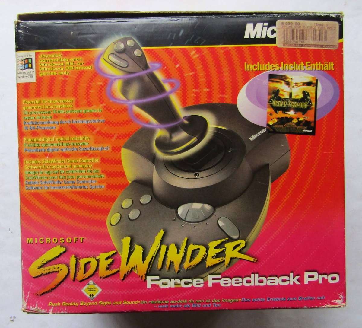 1998 Microsoft SideWinder PC Joystick in Box