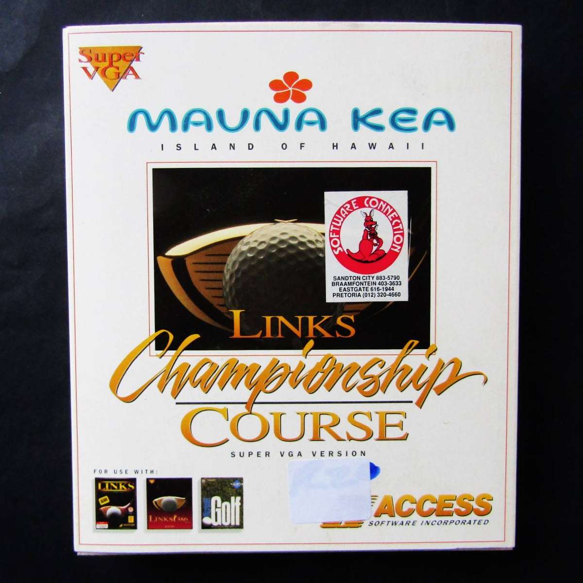 Mauna Kea Links Championship Course - Big Box Stiffy Disk PC Game (1992)