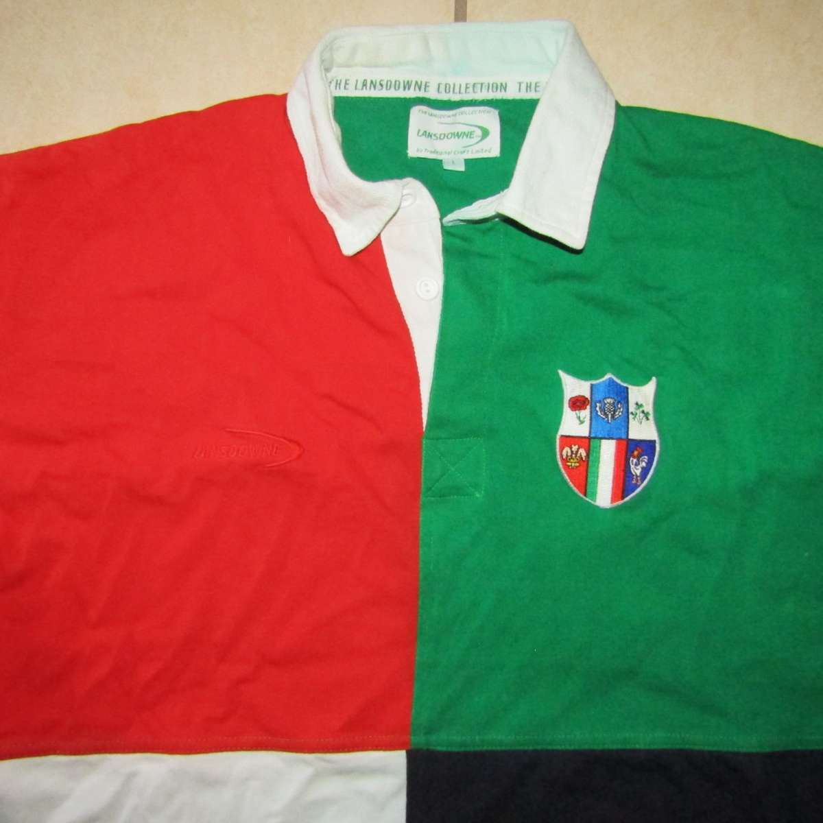 Old Six Nations Long Sleeve Rugby Jersey - Large Size