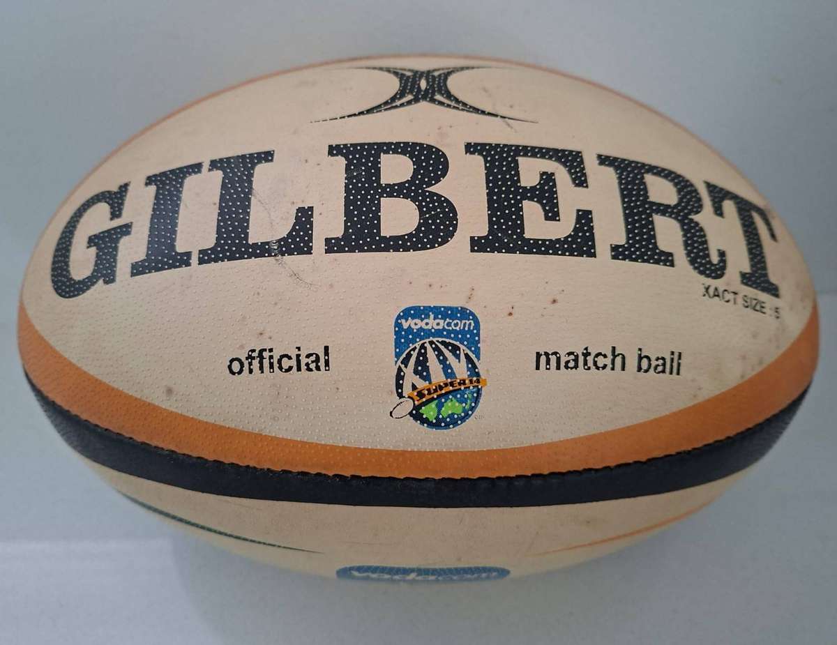 Old Gilbert Super 14 Full Size Official Match Rugby Ball