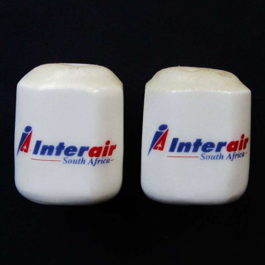 Small Old Inter Air Salt and Pepper Pots