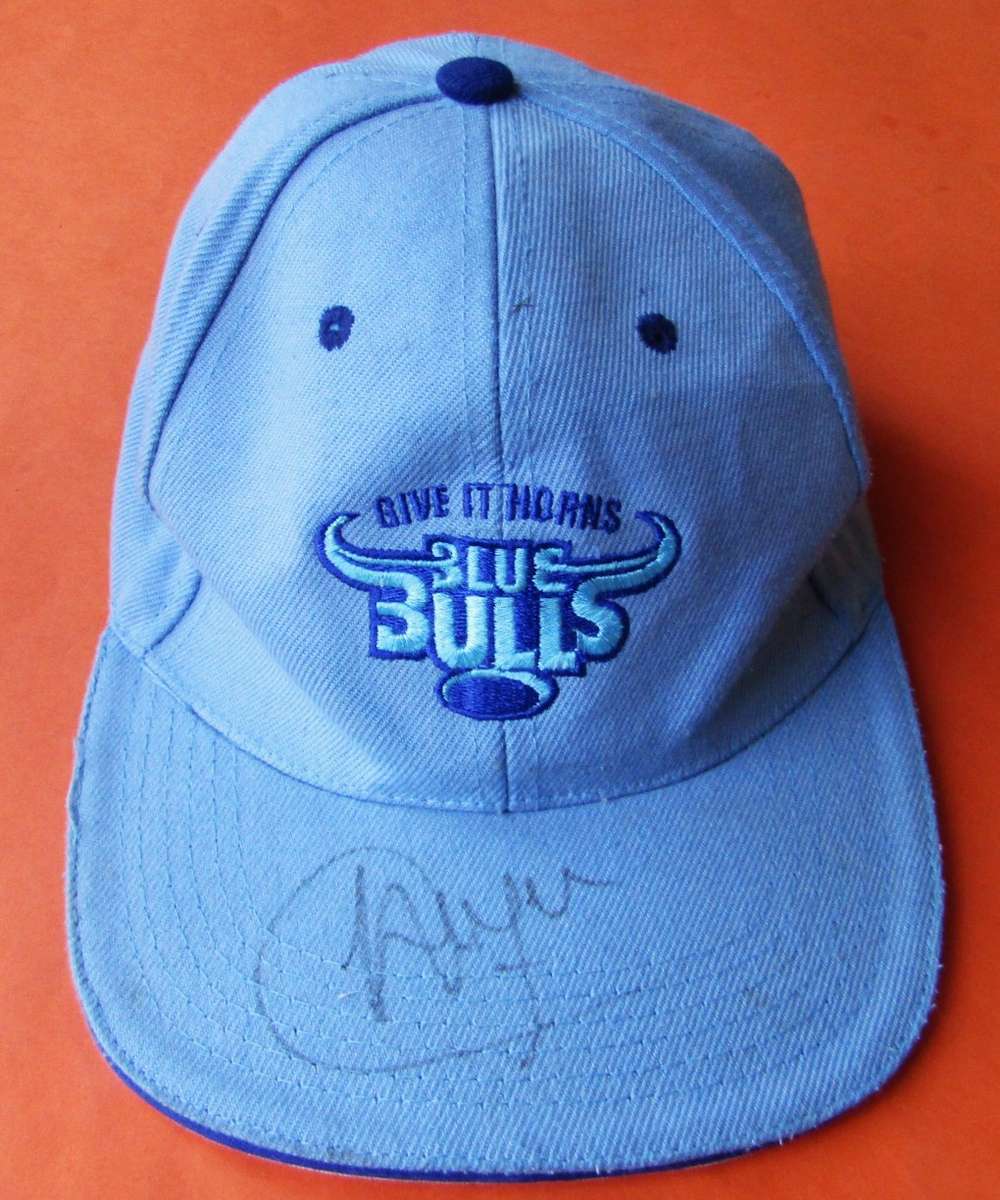 Old Signed Bulls Rugby Cap