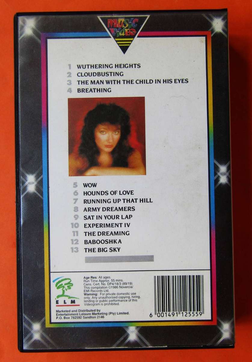 Kate Bush - The Whole Story - VHS Video Tape (1986)