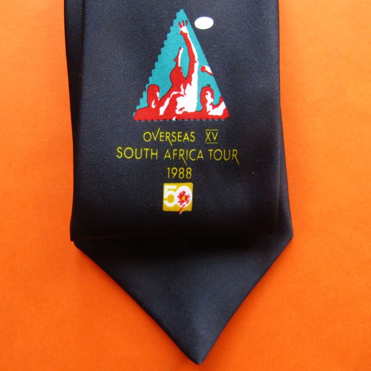 1988 Overseas XV South Africa Rugby Tour Neck Tie