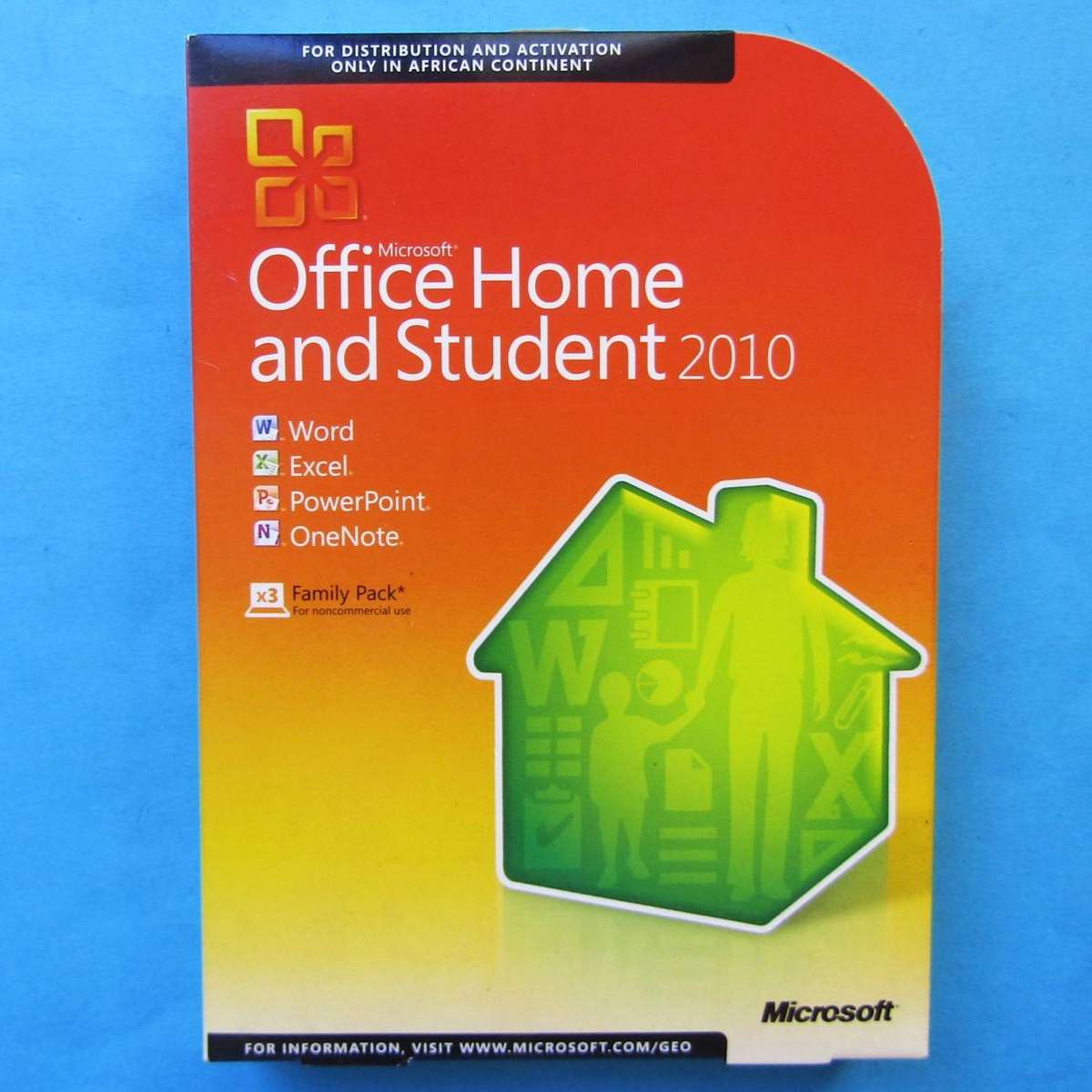 2010 Microsoft Office Home and Student - PC Software Program