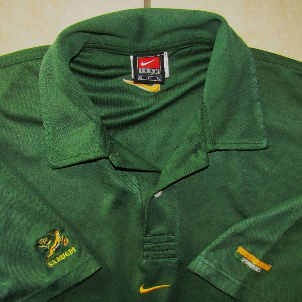 Old Nike Springbok Rugby Shirt - XL Size