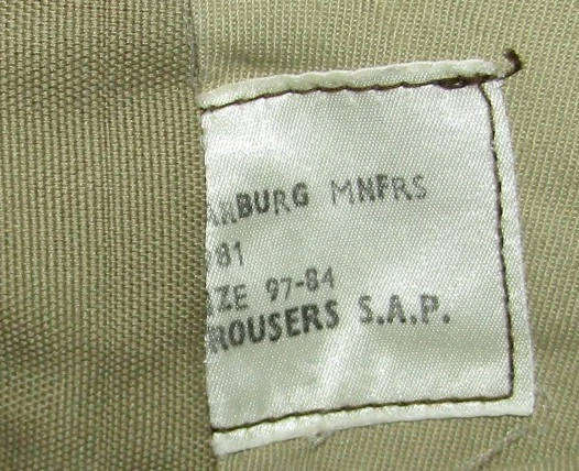 Old SA Camo Trousers