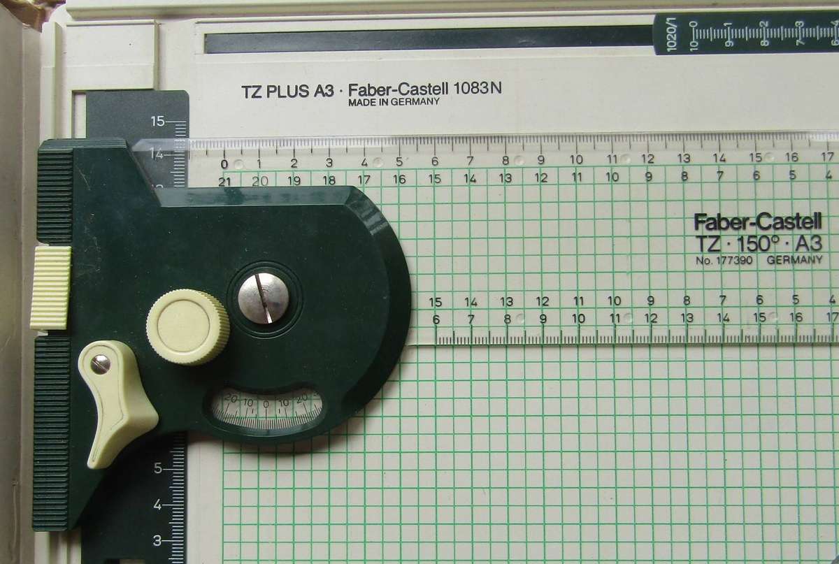 Old Faber Castell Drafting Drawing Board with Box