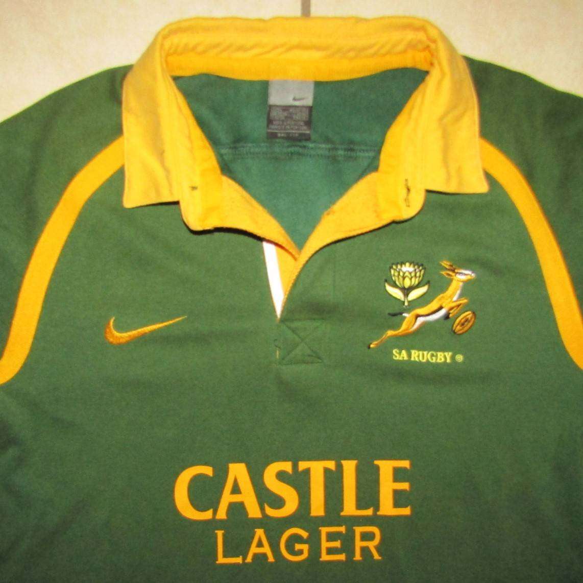 Old Nike Springbok Rugby Jersey - Large Size