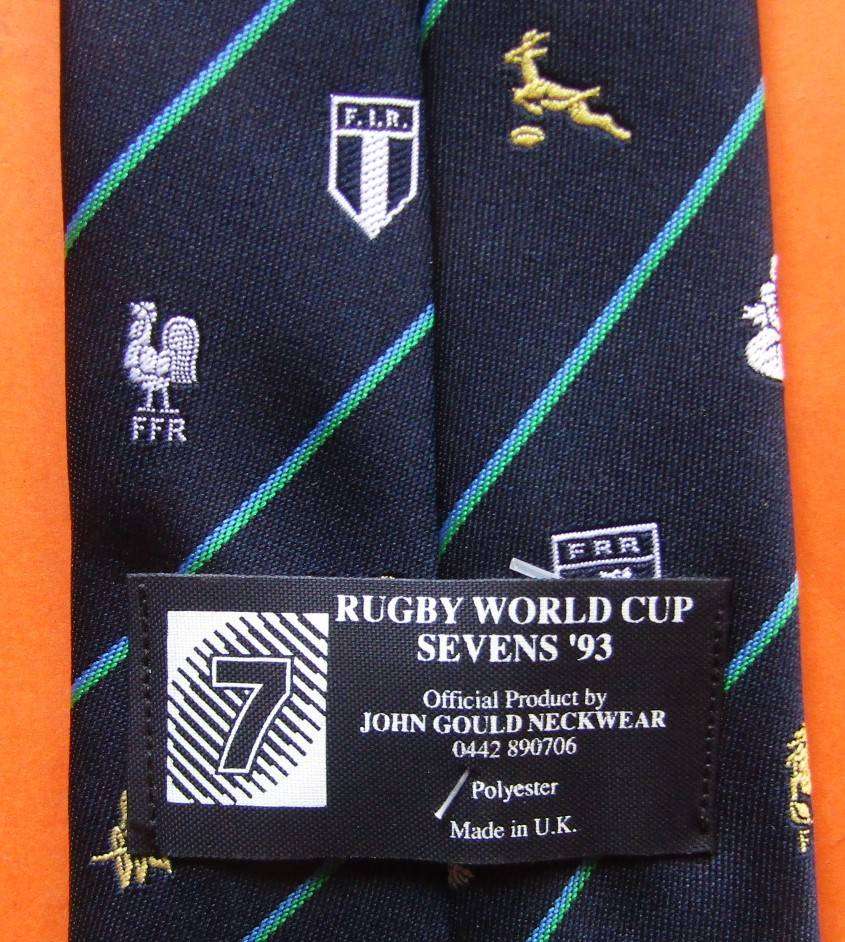 1993 Sevens Rugby World Cup Neck Tie