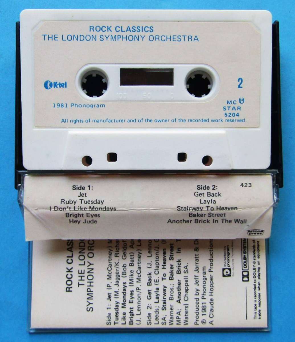 Rock Classics - The London Symphony Orchestra - Cassette Tape (1981)