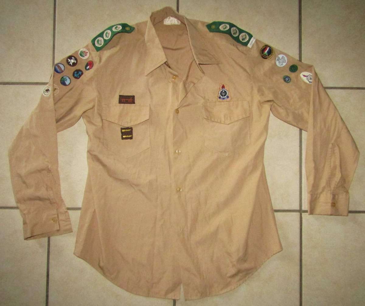 Old Transvaalse Voortrekkers Shirt with Many Badges