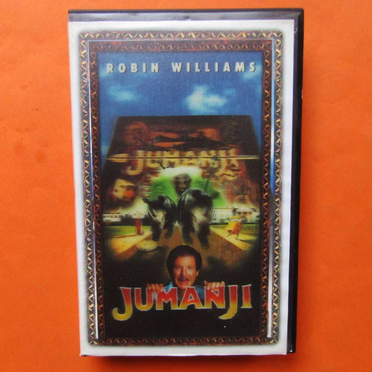 Jumanji - Robin Williams - 3D Cover Movie VHS Tape (1996)