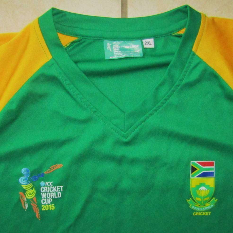 2015 World Cup SA Proteas Cricket Jersey - Size 2XL