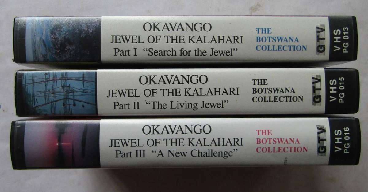 Okavango - Parts 1 to 3 - VHS Video Tapes