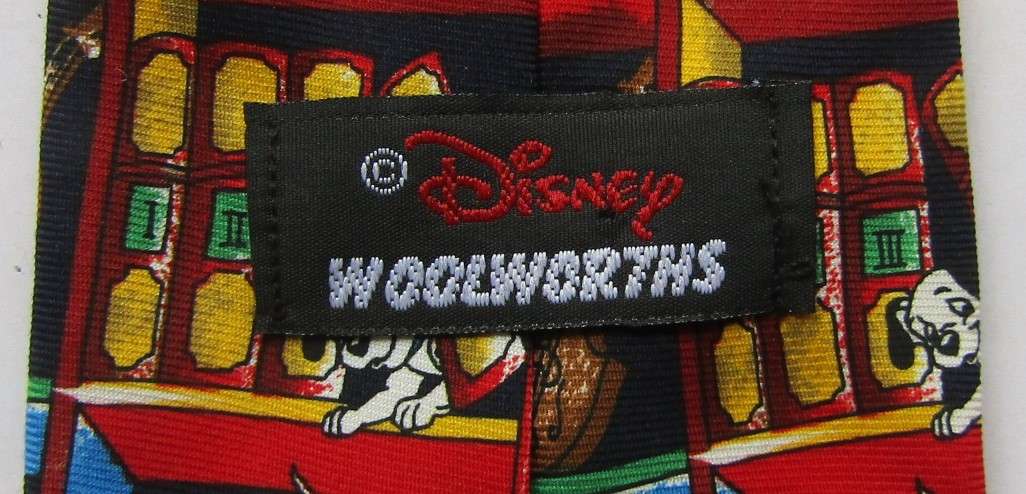 Old Disney 101 Dalmatians Cartoon Neck Tie