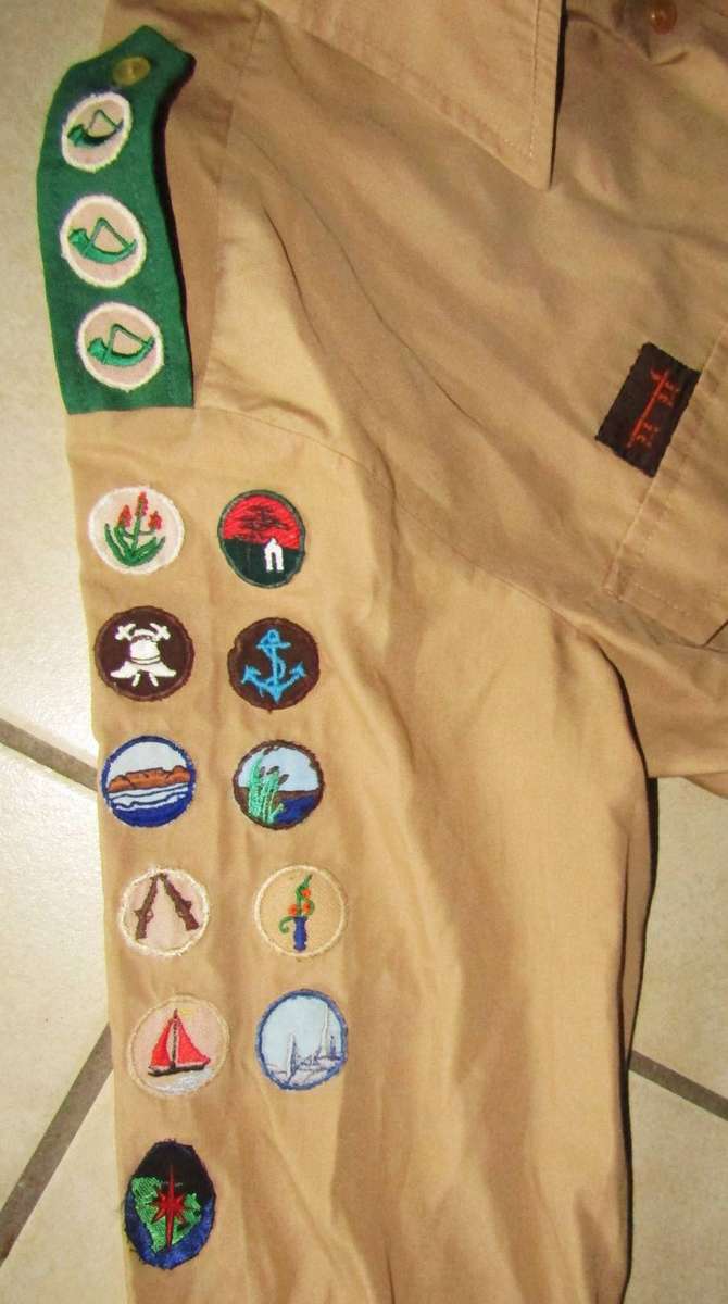 Old Transvaalse Voortrekkers Shirt with Many Badges