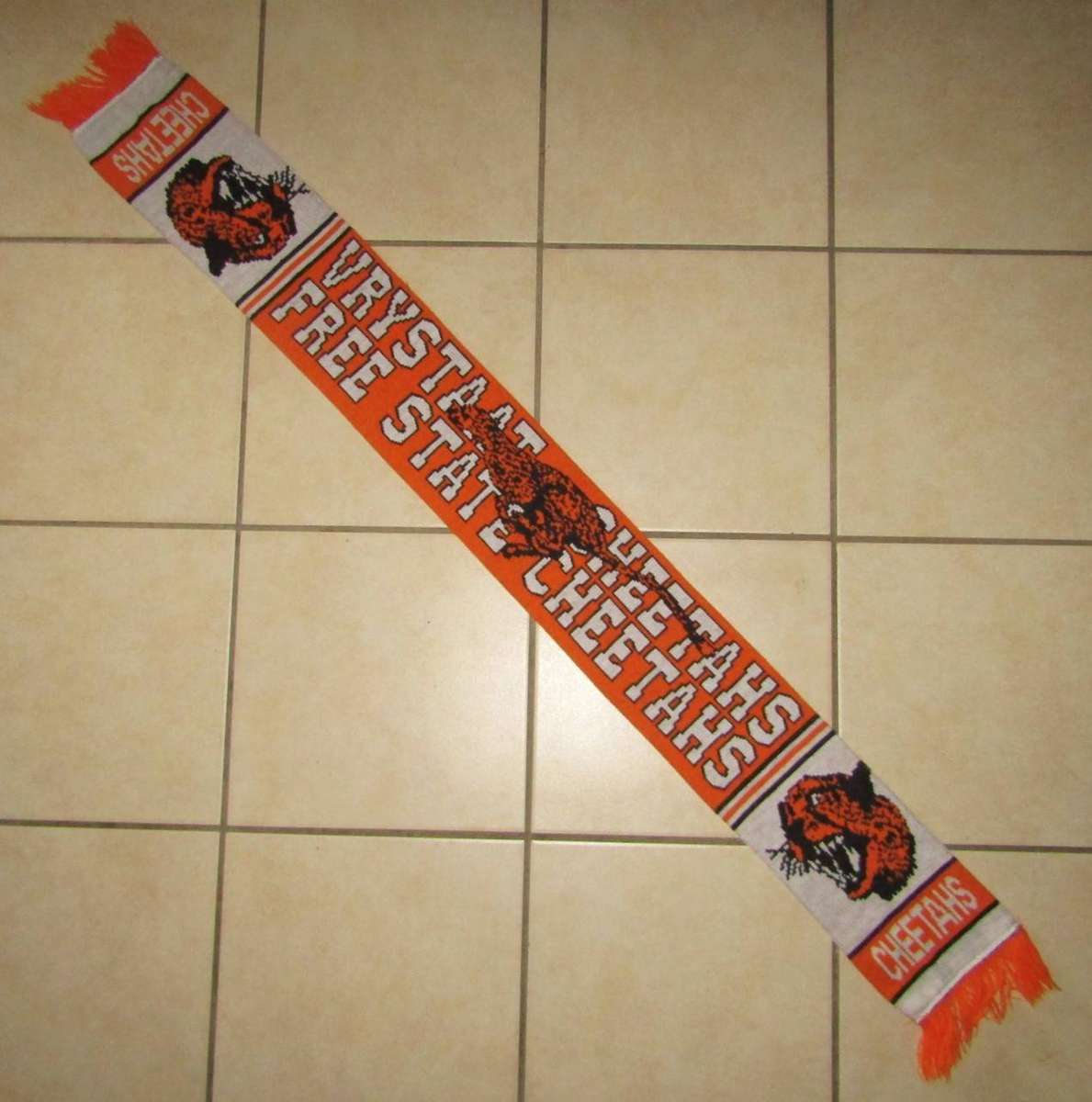 Old Vrystaat Cheetahs Rugby Scarf