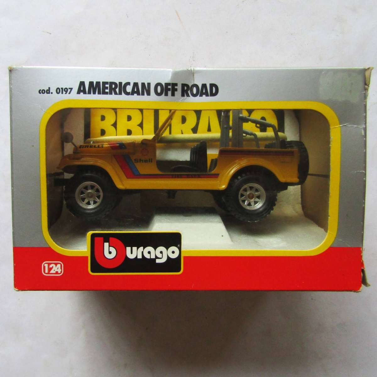 Old Bburago 1/24 Scale American Off Road Jeep