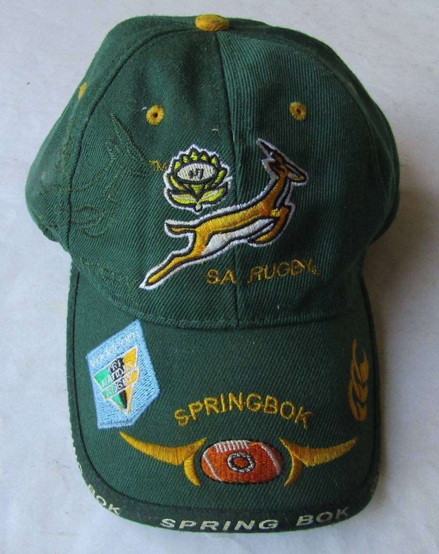 Old Tri Nations Springbok Rugby Cap