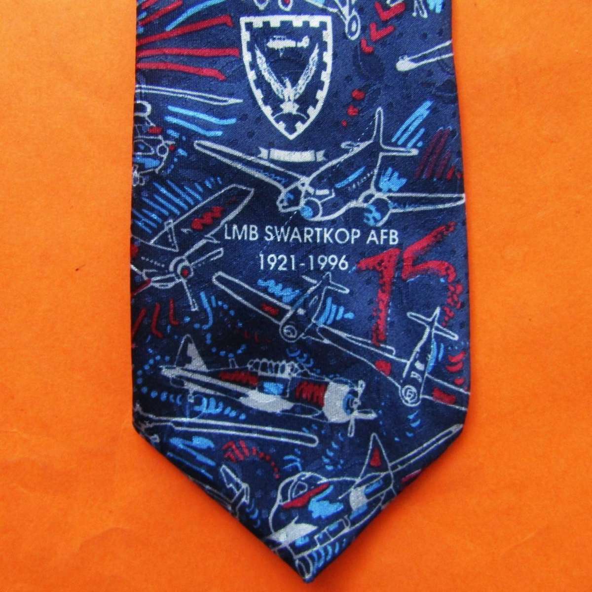 1996 SAAF Swartkop AFB 75 Year Neck Tie