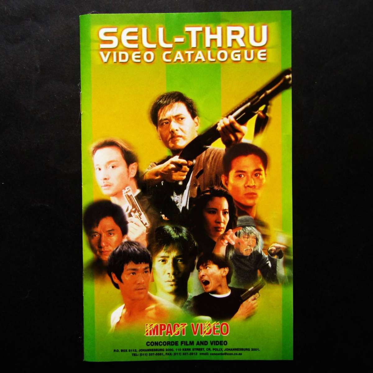 Old Impact Video VHS Tape Catalogue