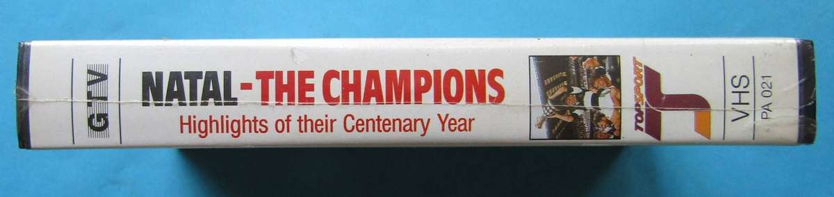 Natal The Champions - New Sealed Rugby VHS Video Tape (1990)