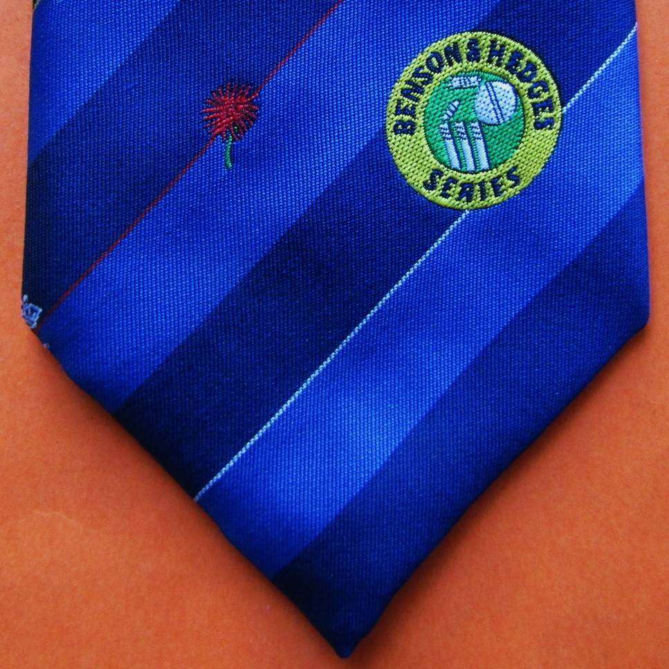 Old Benson & Hedges Domestic Series Cricket Neck Tie