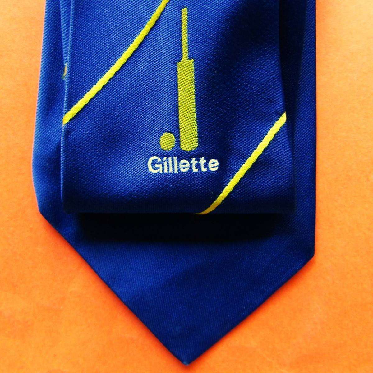 Old Gillette Cricket Neck Tie
