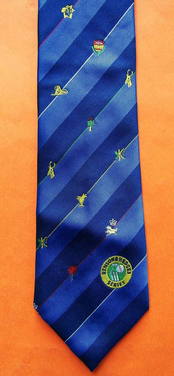 Old Benson & Hedges Domestic Series Cricket Neck Tie