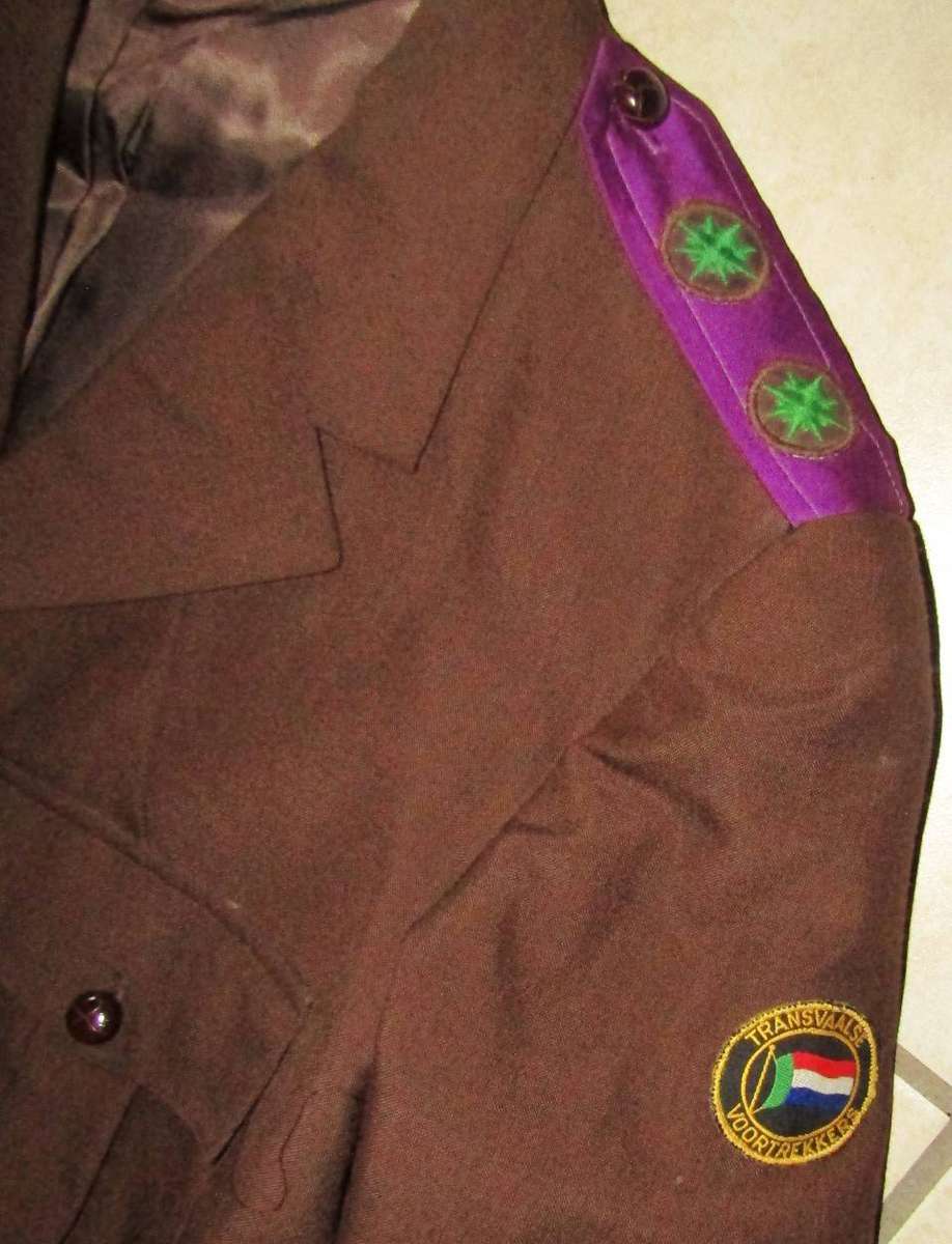 1976 Transvaal Voortrekkers Tunic Jacket with Lanyard and Whistle