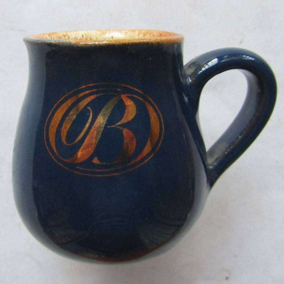 Small Old SAR Railways Blue Train Milk Jug