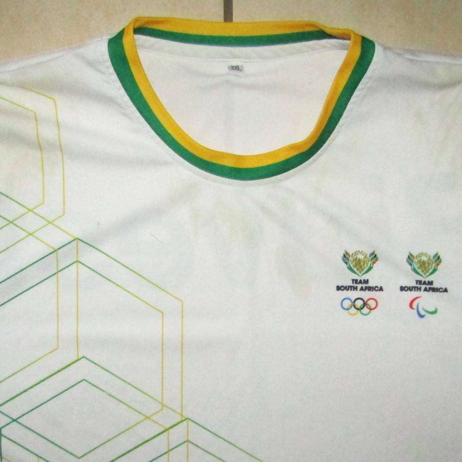 Old Team South Africa Olympic Shirt - Size 3XL
