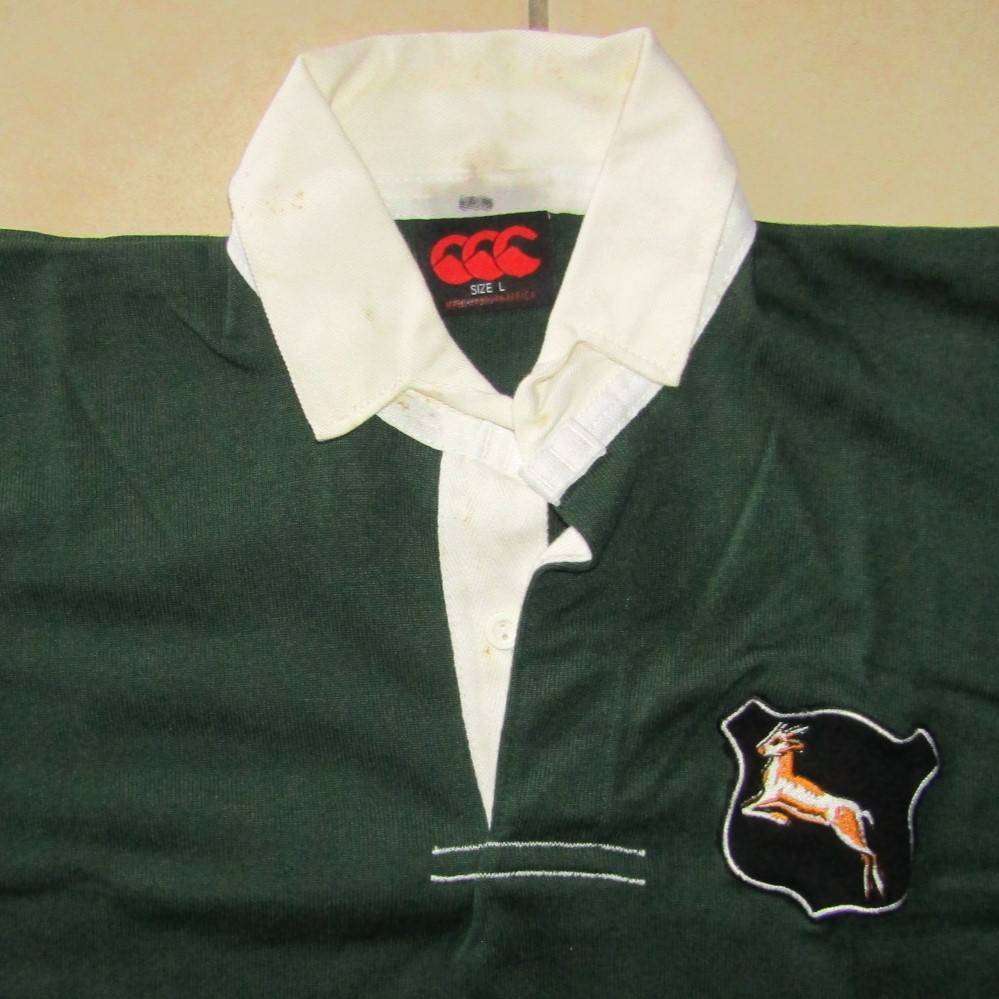 Old Canterbury Springbok Rugby Jersey - Large Size