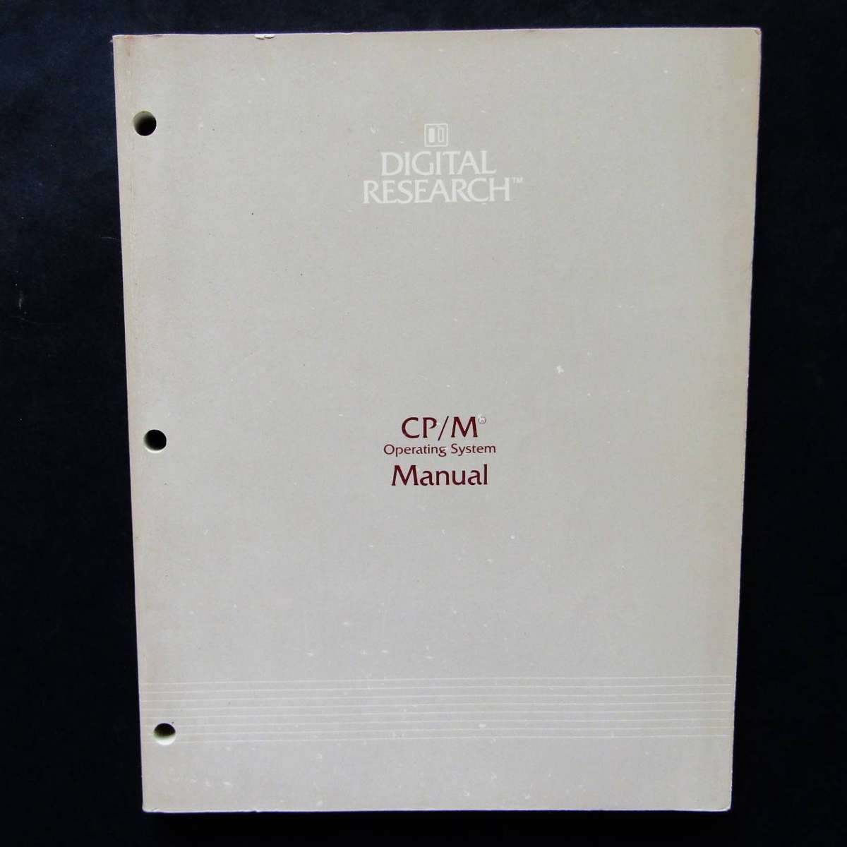 1982 CP/M Computer Operating System Manual