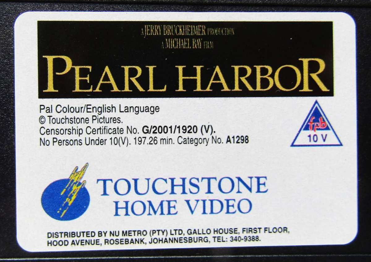 Pearl Harbor - Ben Affleck - Movie VHS Tape (2001)