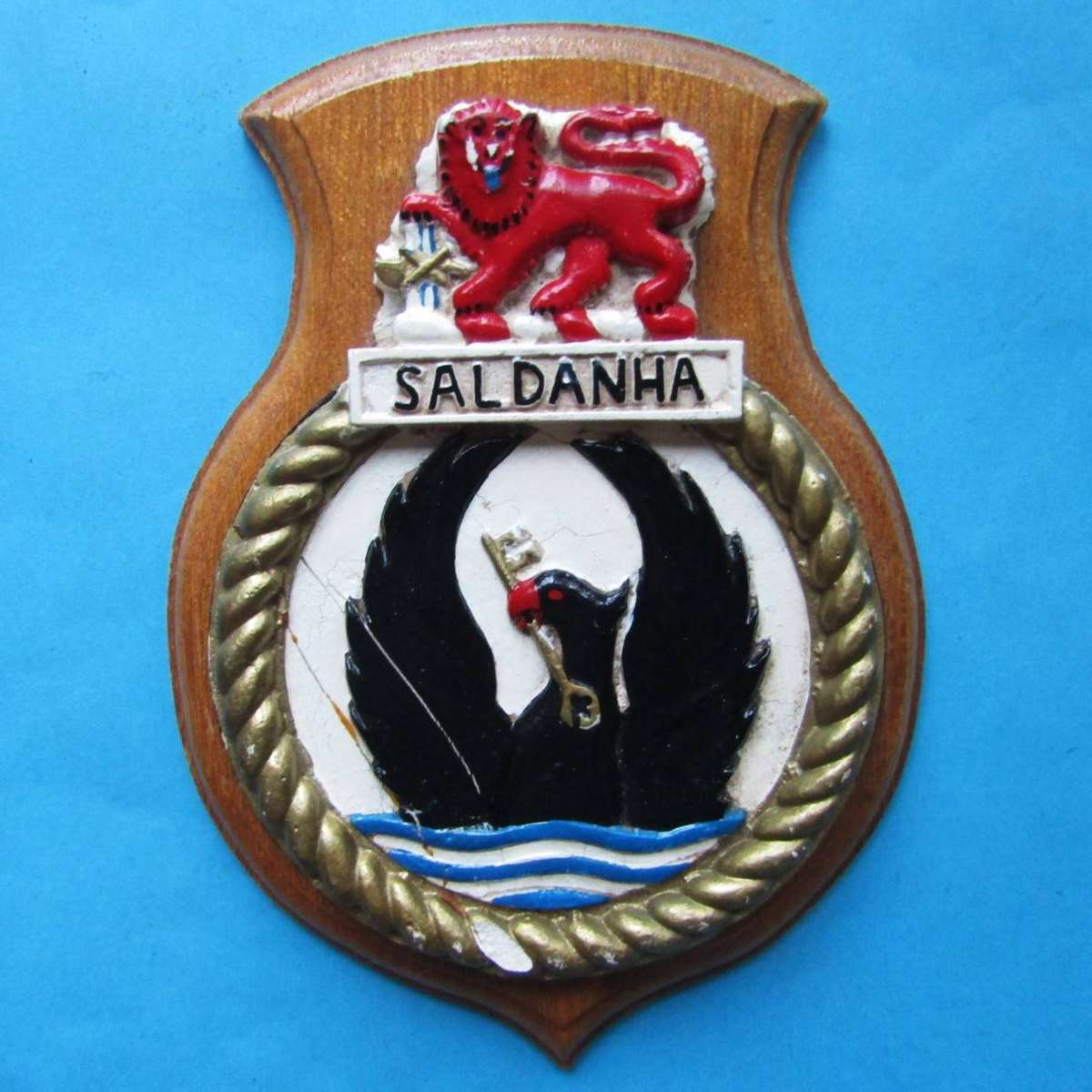 Old SAS Saldanha Navy Wall Plaque