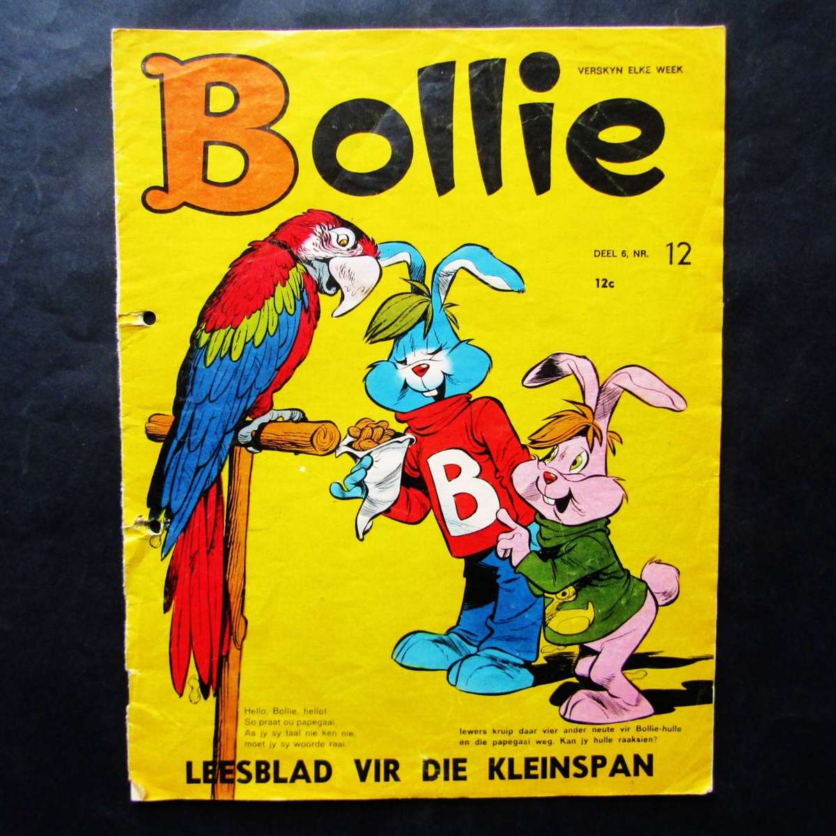 70's Bollie Afrikaans Comic Book