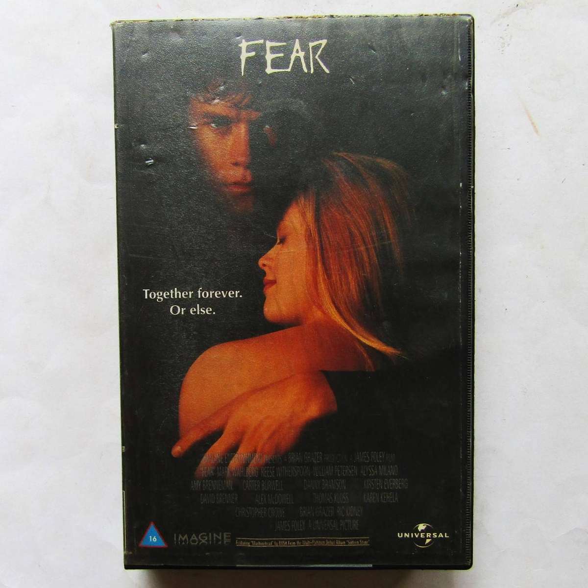 Fear - Mark Wahlberg - Movie VHS Tape (1996)