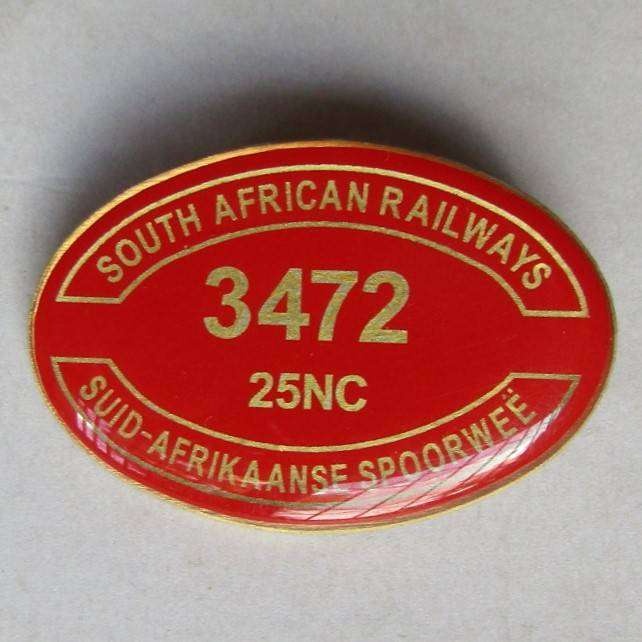 Old SAR Railways 3472 Badge