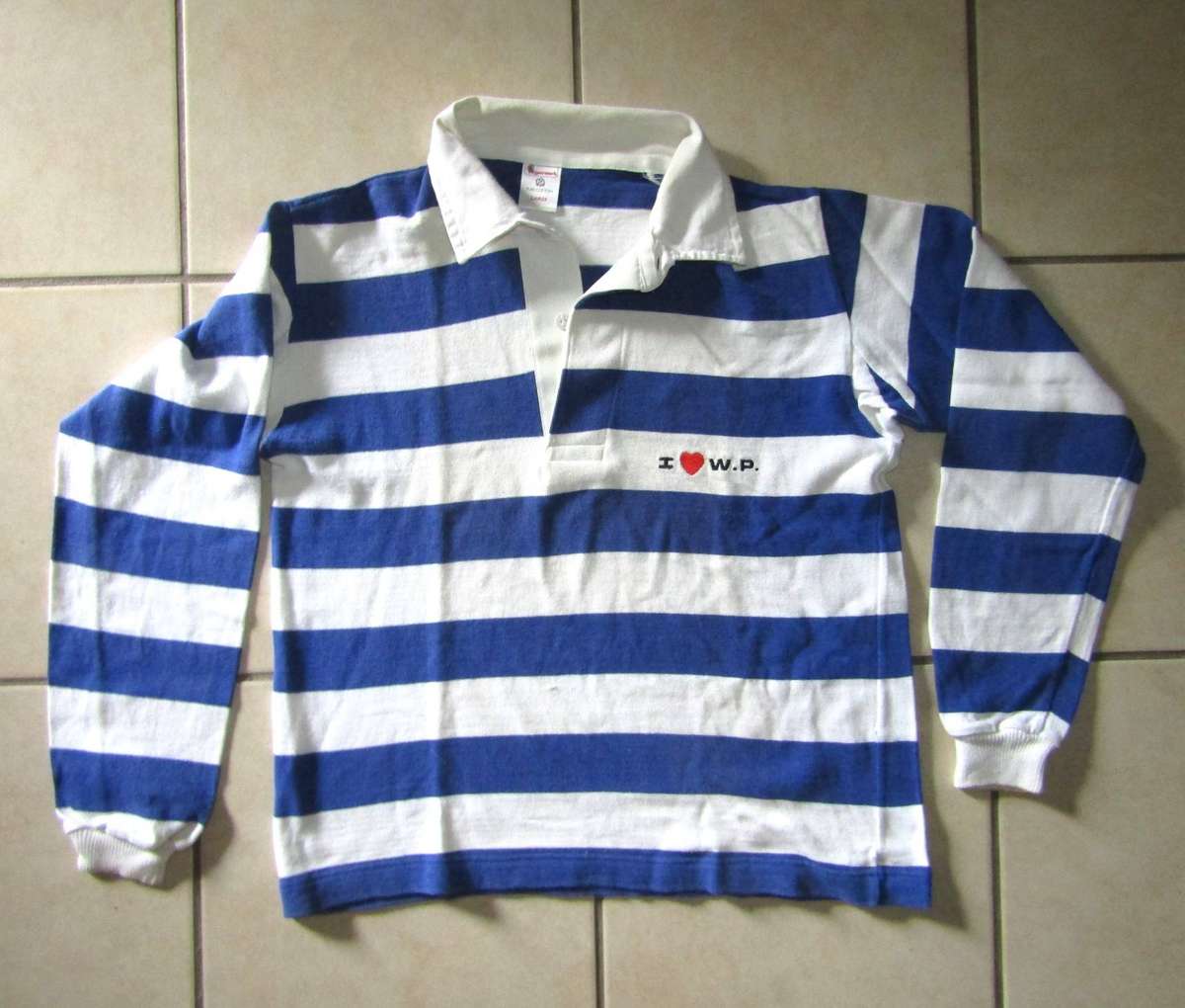 Old Long Sleeve WP Rugby Jersey - Large Size